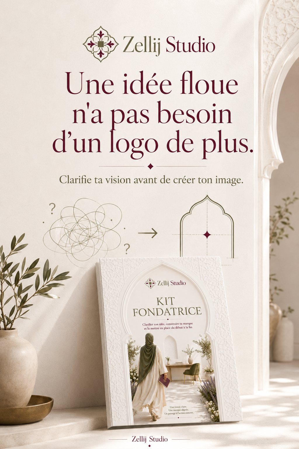 Visuel officiel du Kit Fondatrice Zellij Studio
